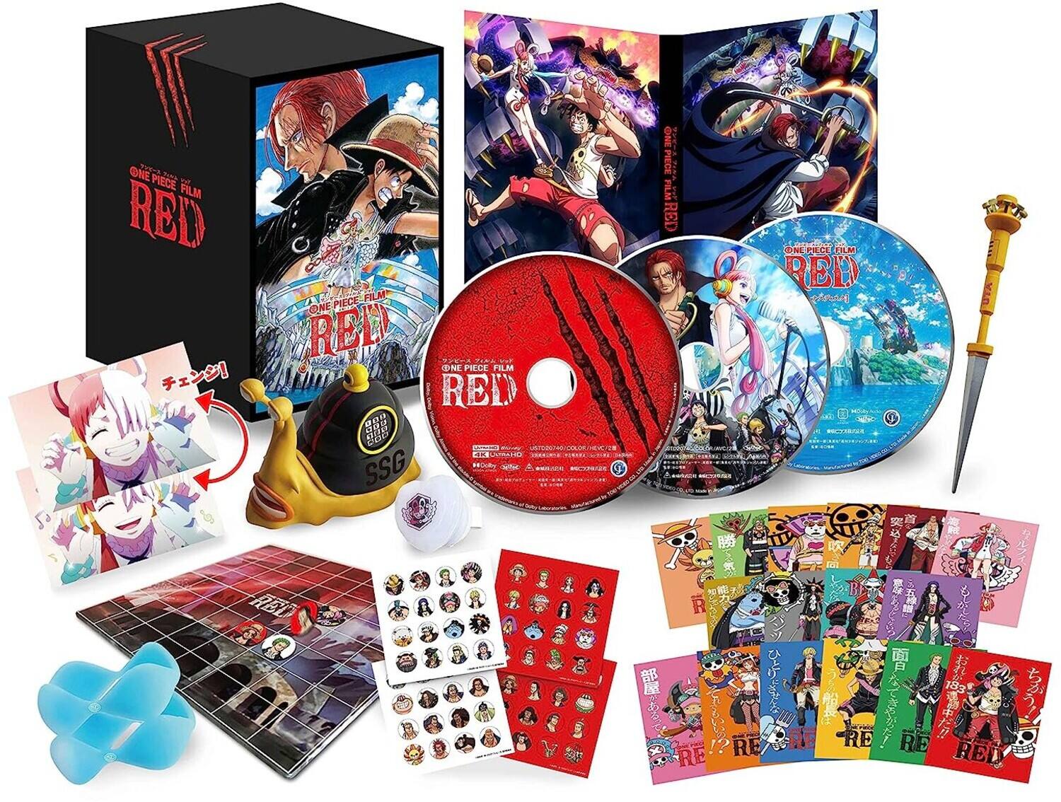 One Piece Film Red - Deluxe Limited Edition 4K UHD  - 4K Blu-Ray