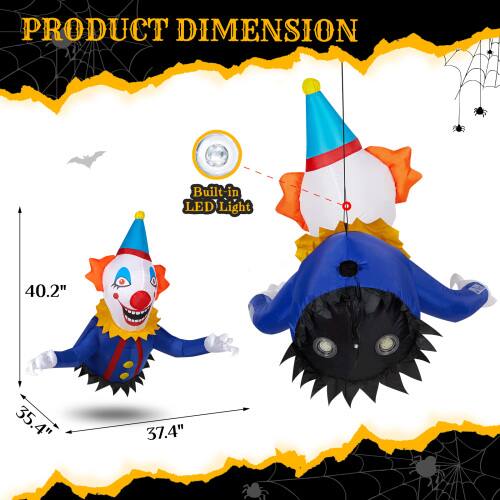 PRODUCT DIMENSION

Built-in LED Light

40.2" x 35.4" x 37.4"