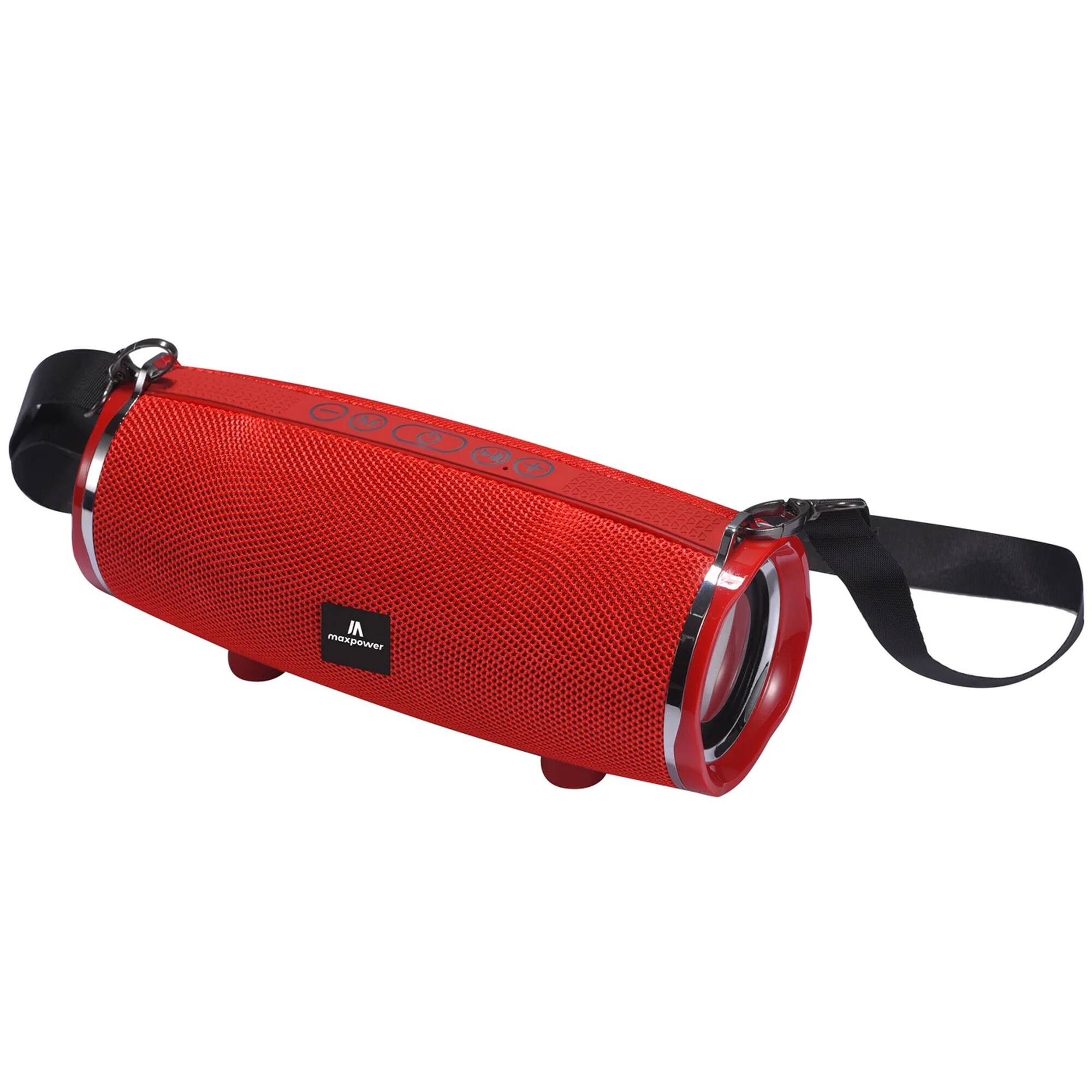 Alt View 7. Max Power - Max Power MPD189 Cyclone Rechargeable Bluetooth Speaker with Carry Strap, Blue.