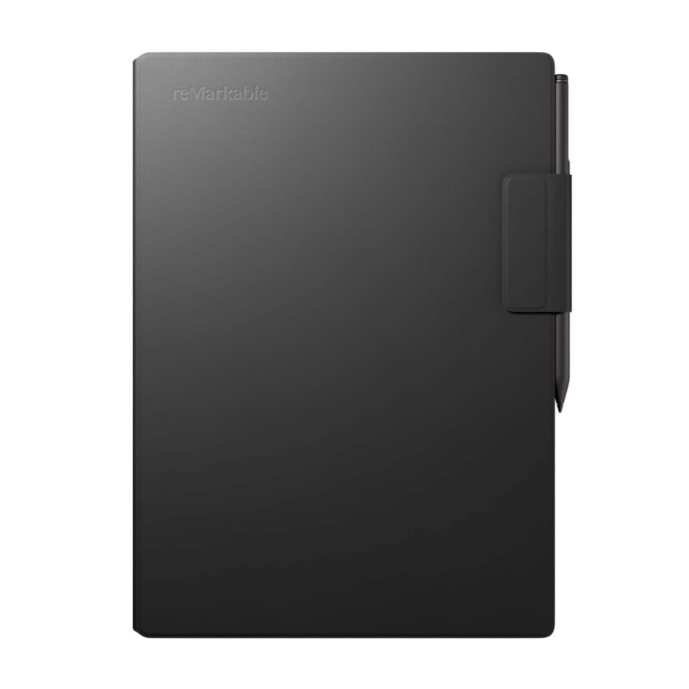 Alt View 1. reMarkable - reMarkable Paper Pro - 11.8" Paper Tablet with Marker Plus and Premium Leather Book Folio - Black.
