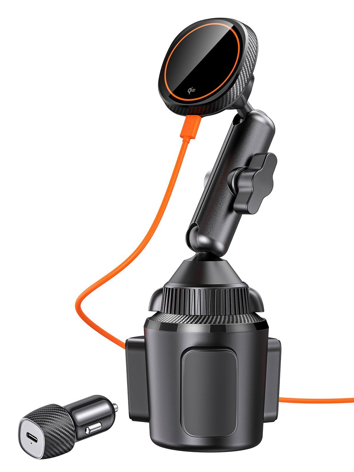 METALTON - For Qi2 15w Magsafe Car Mount Phone Holder Cup Wireless Heat Dissipation Fan Fast Charging Magnetic - Default