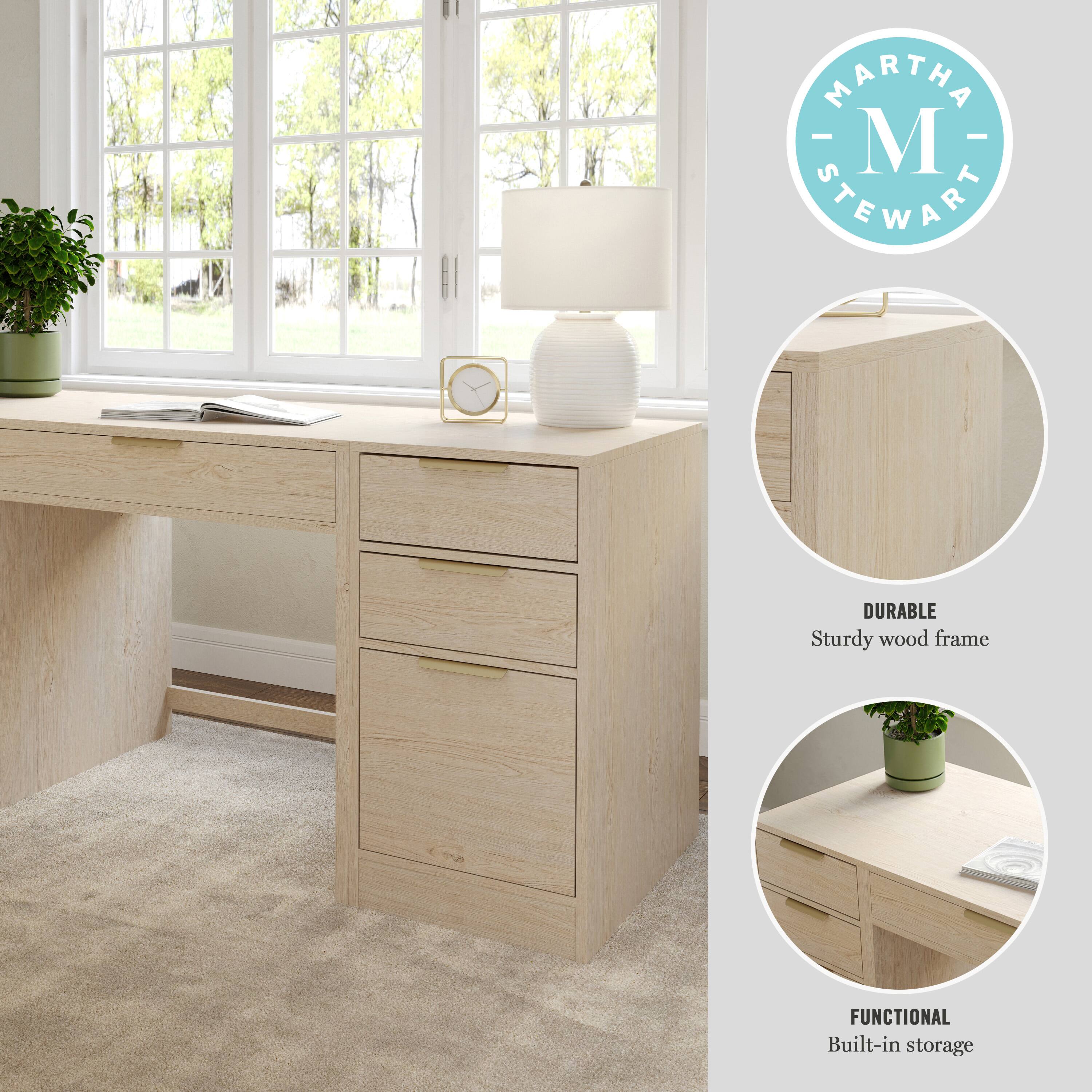 MARTHA STEWART DURABLE Sturdy wood frame FUNCTIONAL Built-in storage