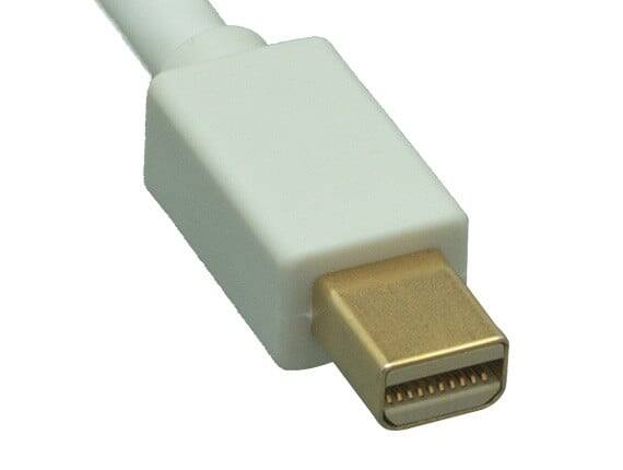 Angle. Cable Leader - Mini DisplayPort 1.2 to 4K HDMI Cable, 4K 30Hz with Audio for MacBook, Surface to TV, Monitor, Projector - White.