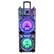 Angle. beFree Sound - beFree Sound Rechargeable Bluetooth 12inch Double Subwoofer Portable Party Speaker with Dual Layer Reactive Party Lights - Black.
