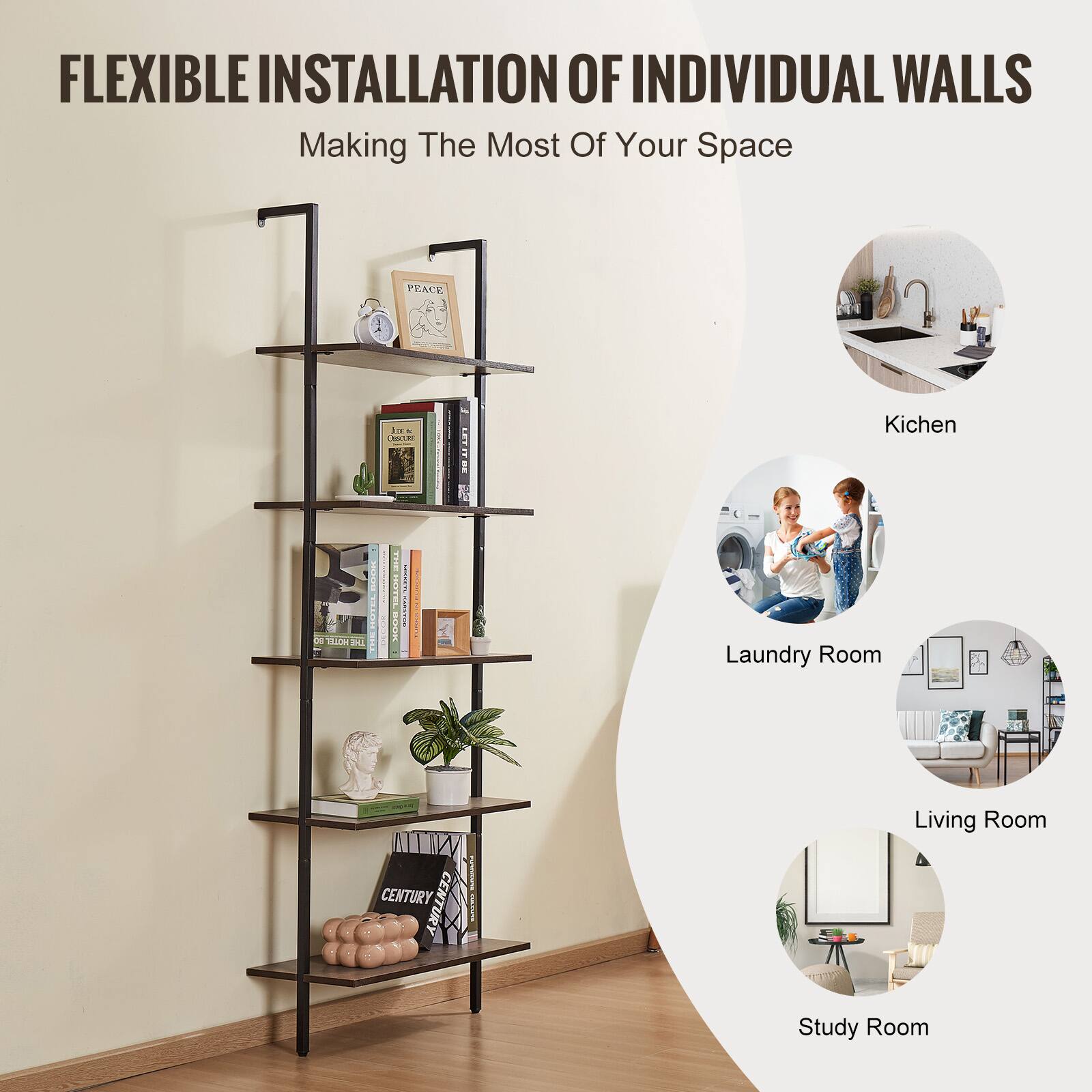 FLEXIBLE INSTALLATION OF INDIVIDUAL WALLS  
Making The Most Of Your Space  

Kitchen  
Laundry Room  
Living Room  
Study Room