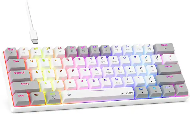 Esc 1! F1
2@ F2
3# F3
4$ F4
5% F5
6^ F6
7& F7
8* F8
9( F9
0) F10
+ F11
Back Del
Tab
Q W E R T Y U I O P
CapsLk Shift Ctrl
A S D F G H J K L
Z X C V B N M
Enter Shift Ctrl
Fn
TECKNET
