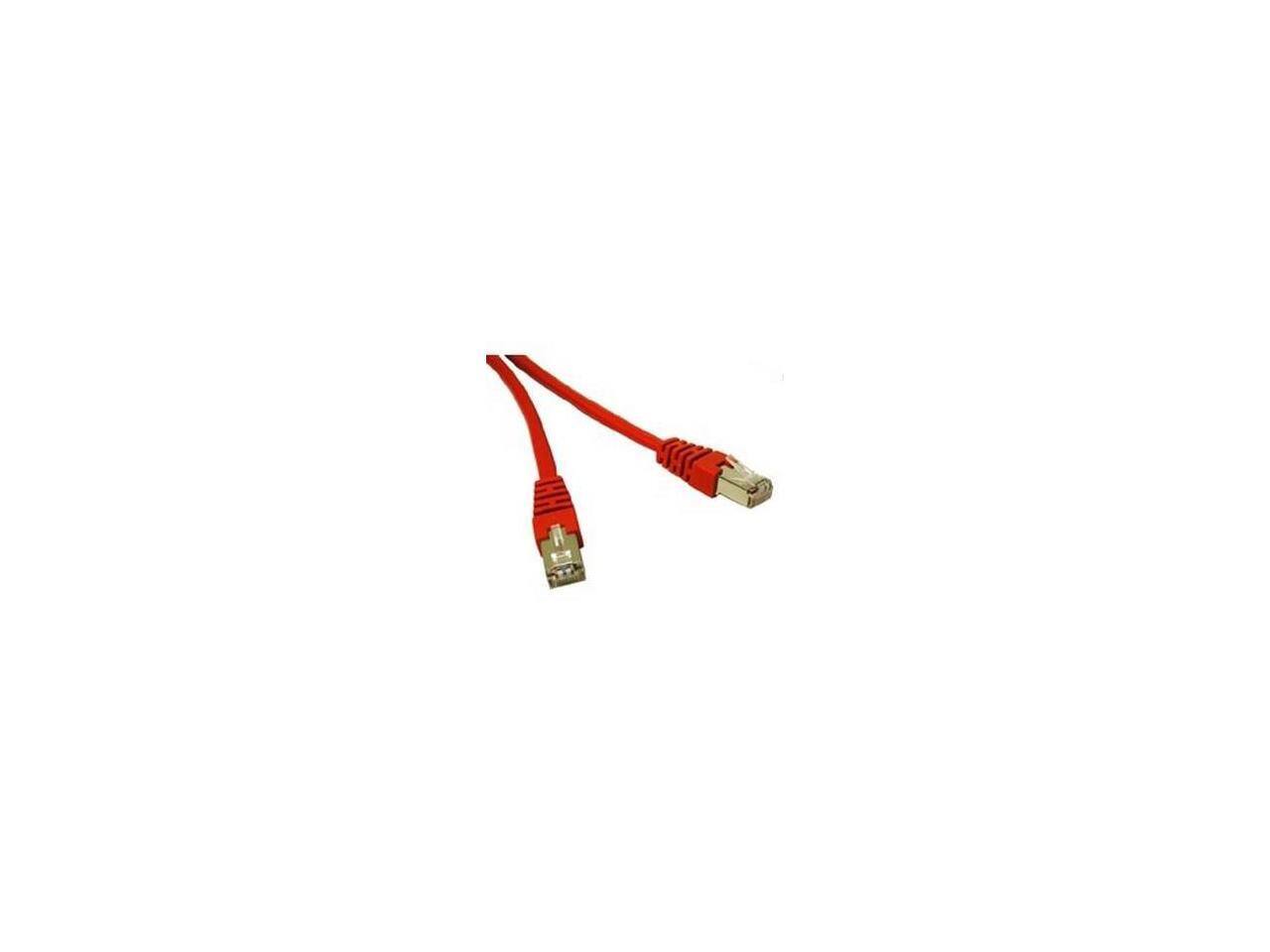Cables to Go - C2G 27257 Cat5e Cable - Snagless Shielded Ethernet Network Patch Cable, Red (10 Feet, 3.04 Meters)