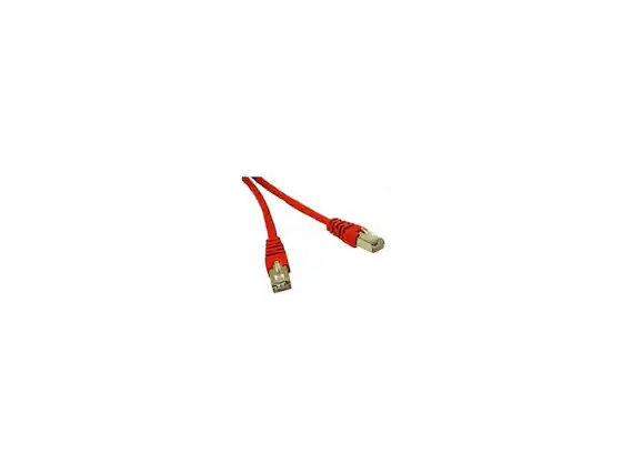 Front. Cables to Go - C2G 27257 Cat5e Cable - Snagless Shielded Ethernet Network Patch Cable, Red (10 Feet, 3.04 Meters).