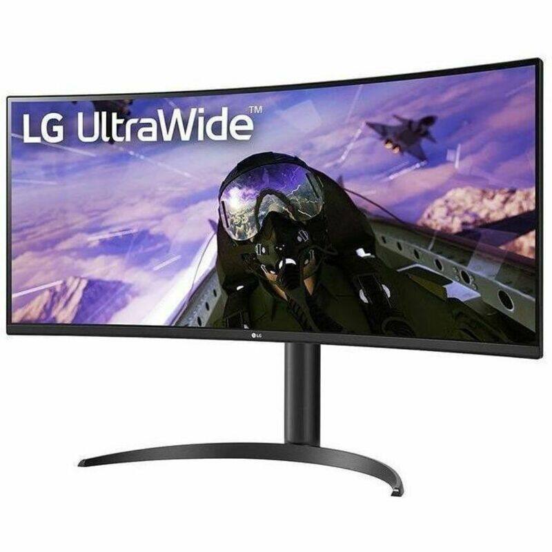 Alt View 7. LG - LG 34BP65C-B 34" Class Curved Screen LED Monitor - 21:9 - Black - 34" Viewable - Vertical Alignment (VA) - Edge LED - Black.