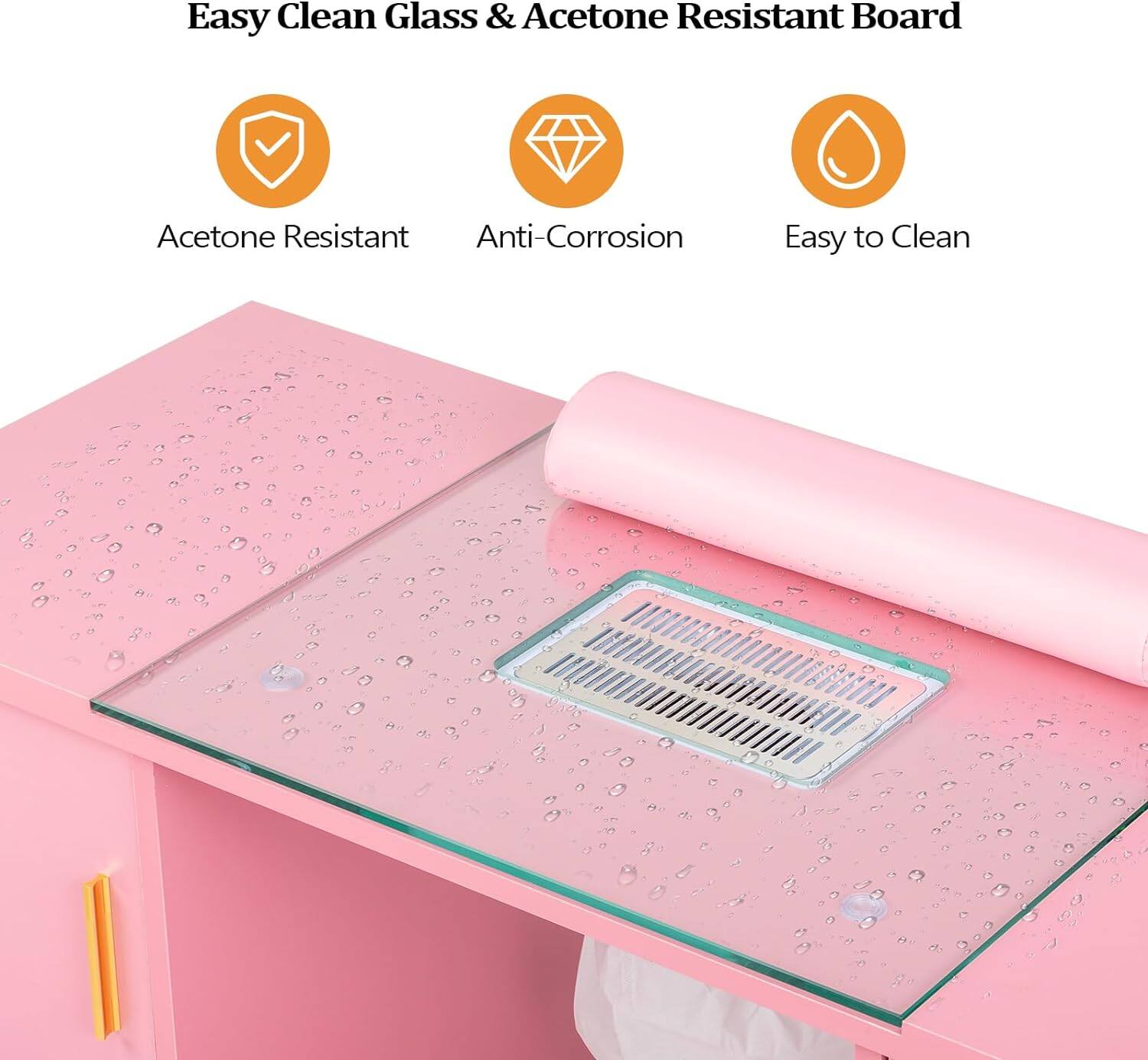 Easy Clean Glass & Acetone Resistant Board

- Acetone Resistant
- Anti-Corrosion
- Easy to Clean