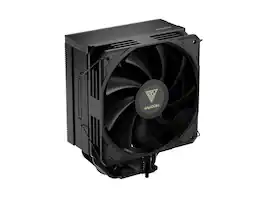 GAMDIAS - Boreas E2-410 CPU Cooler, 4 Cu Pipes, 120mm PWM Fan, Supports LGA/AM Sockets - Black