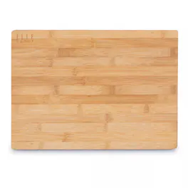 Elle Decor - 11x15.25 Bamboo Cutting Board, Tan Durable and Stylish, Reversible Chopping Board - Brown