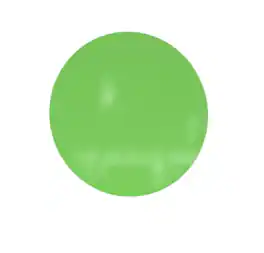 Ghent - Coda Low Profile Circular Glassboard, Magnetic, 24" Diameter - Green