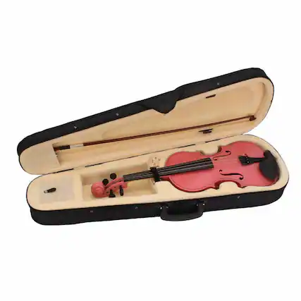 Front. Winado - 1/2 Size Acoustic Violin w/ Case Bow Rosin for Kids Children.