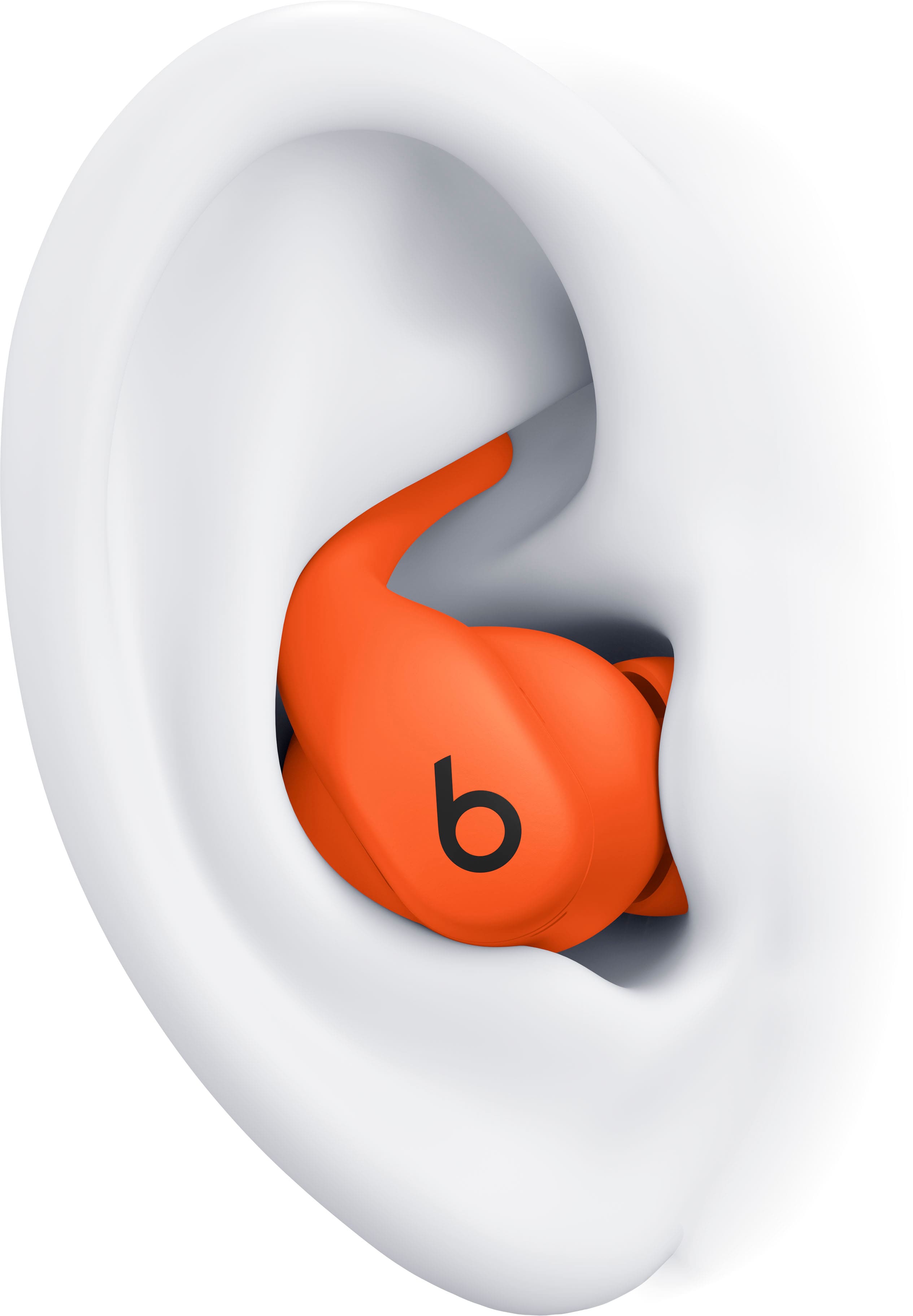 Alt View 16. Beats - Powerbeats Fit True Wireless Active Noise Canceling Earbuds - Spark Orange.