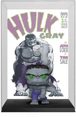Funko - POP! Comic Cover with Case: Marvel - Gray Hulk - COLLECTIBLES - Multicolor