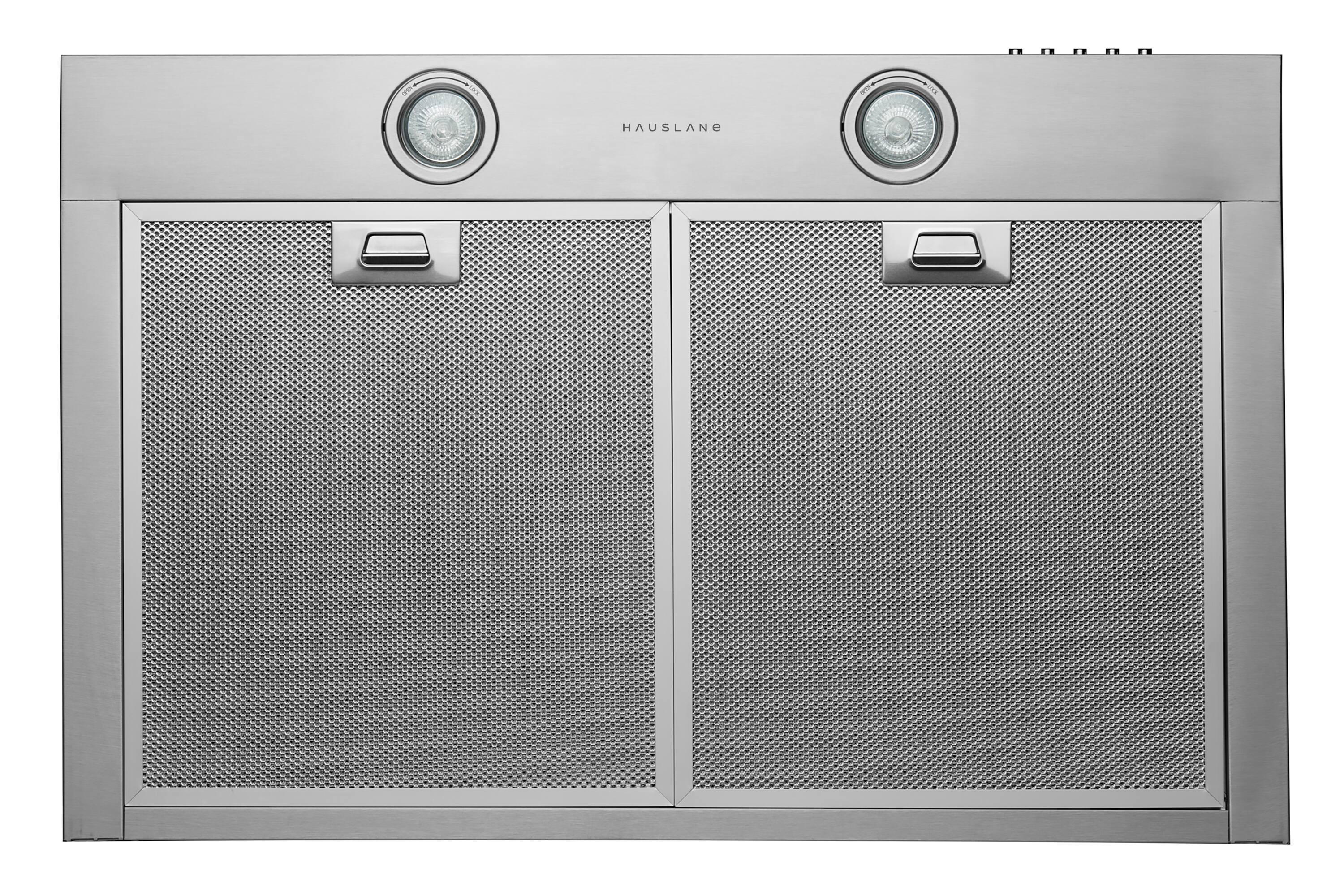 Alt View 4. Hauslane - Hauslane WM-530 Base 30-in Convertible Stainless Steel Wall-Mounted Range Hood (Charcoal Filters Included) - Silver.