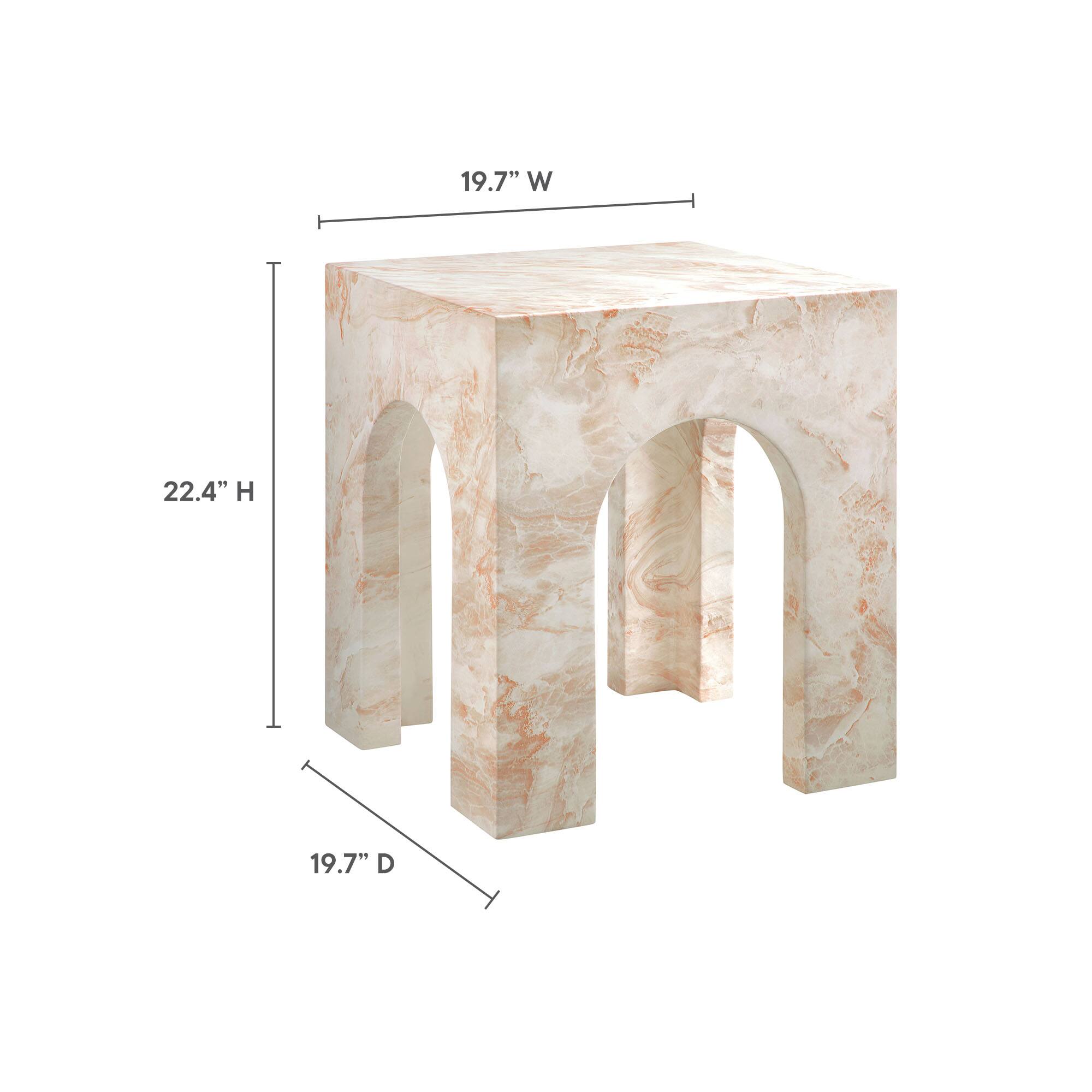 19.7" W  
22.4" H  
19.7" D