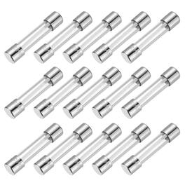 Unique Bargains - 20A 250V 5x20mm Time Delay Glass Fuse UL Listed Slow Blow Fuse for Home Appliances 15pcs