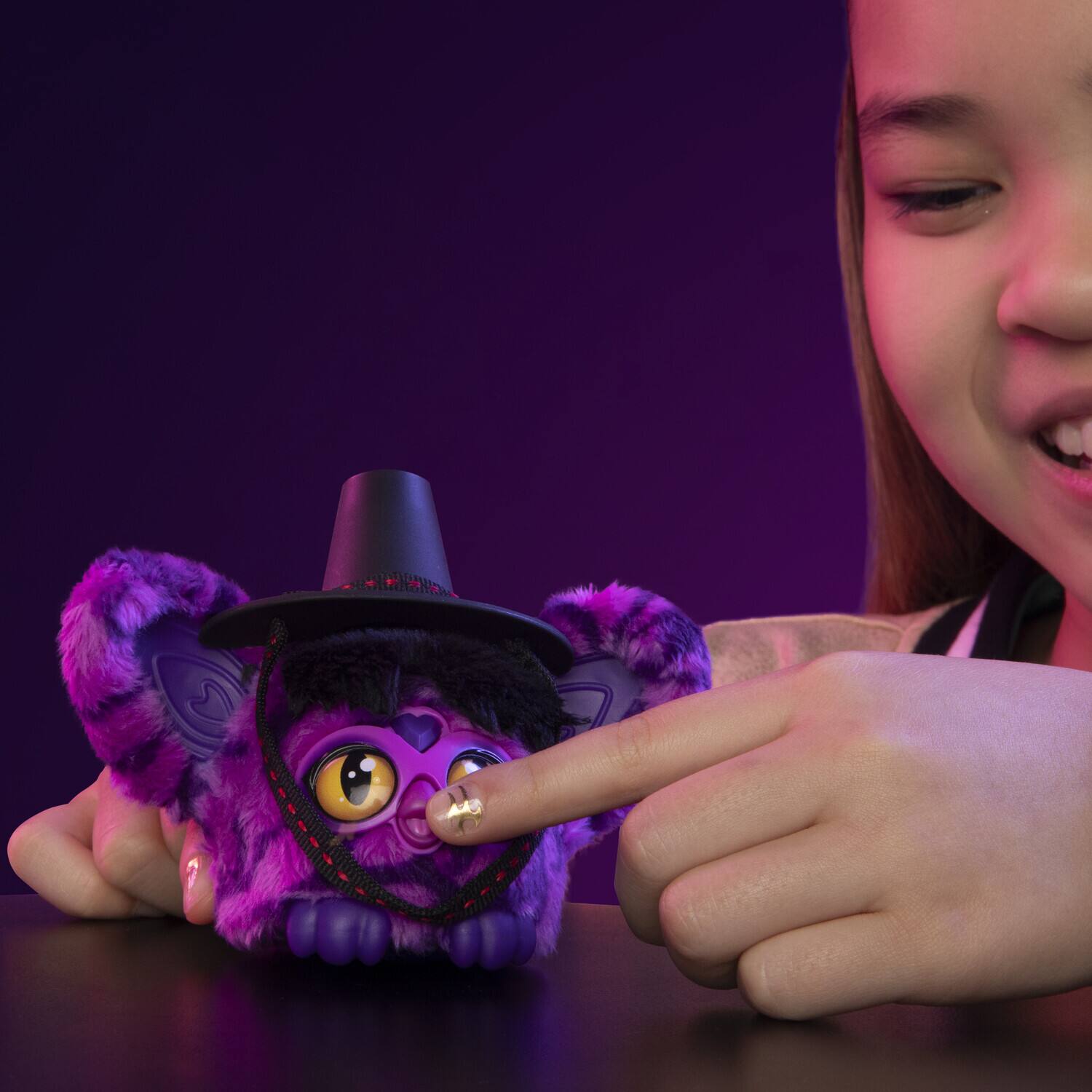 Alt View 2. Hasbro - KPop Demon Hunters - Furby Furblets - Saja Boy Demon   - COLLECTIBLES - Multicolor.