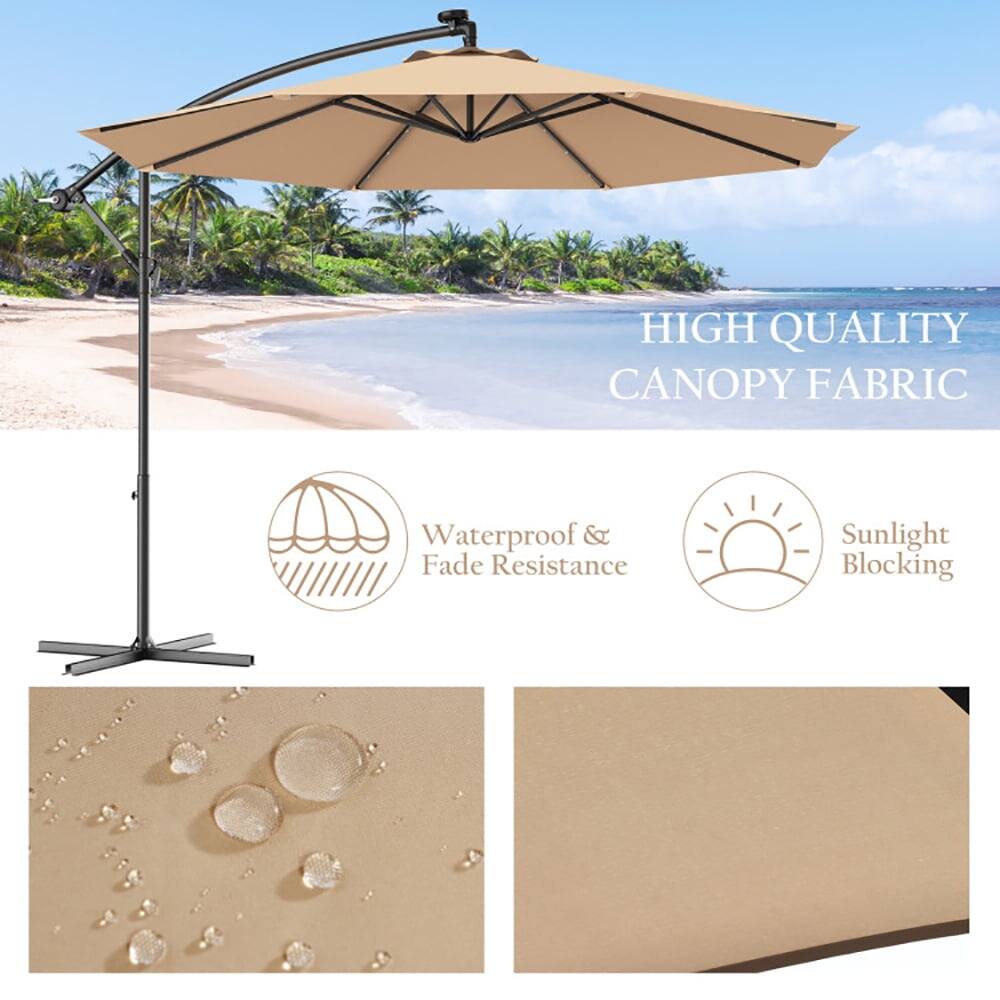 HIGH QUALITY CANOPY FABRIC  
Waterproof & Fade Resistance  
Sunlight Blocking