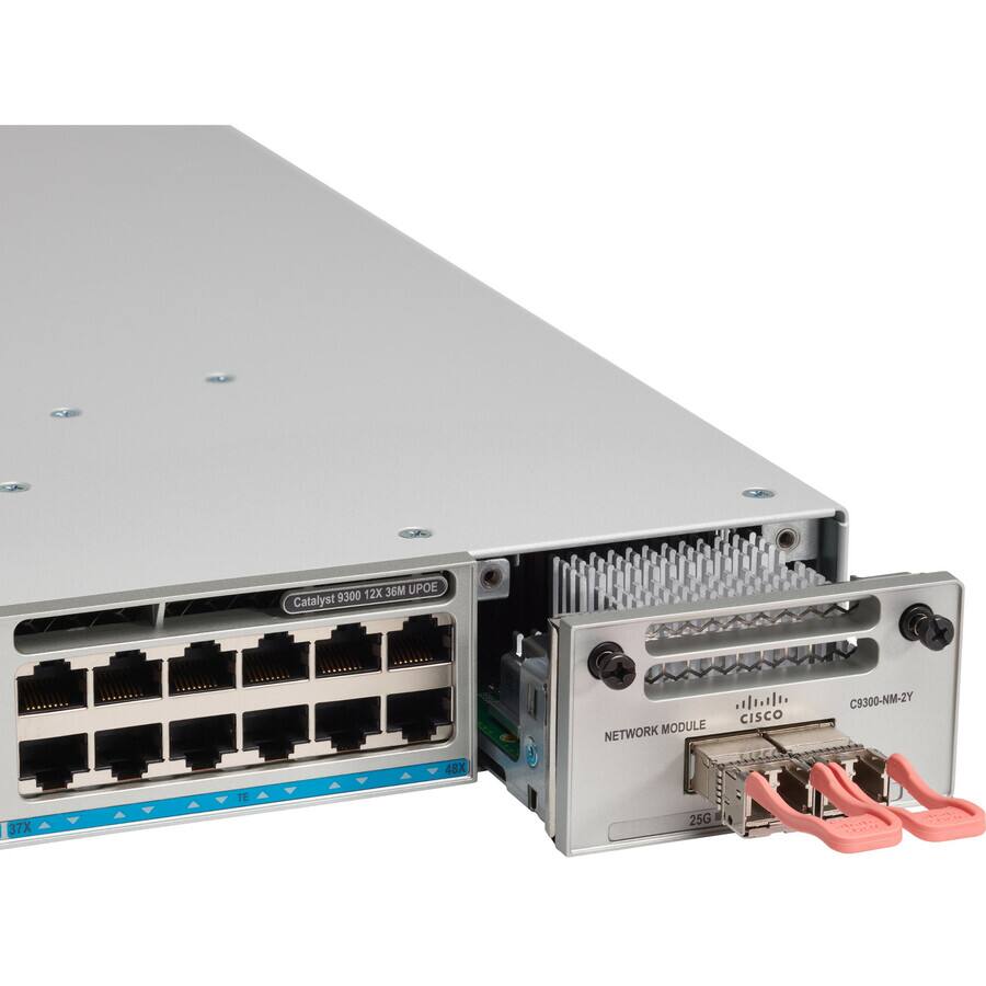 Catalyst 9300 12X 36M UPoE  
CISCO NETWORK MODULE C9300-NM-2Y  
48X 37X TE 25G