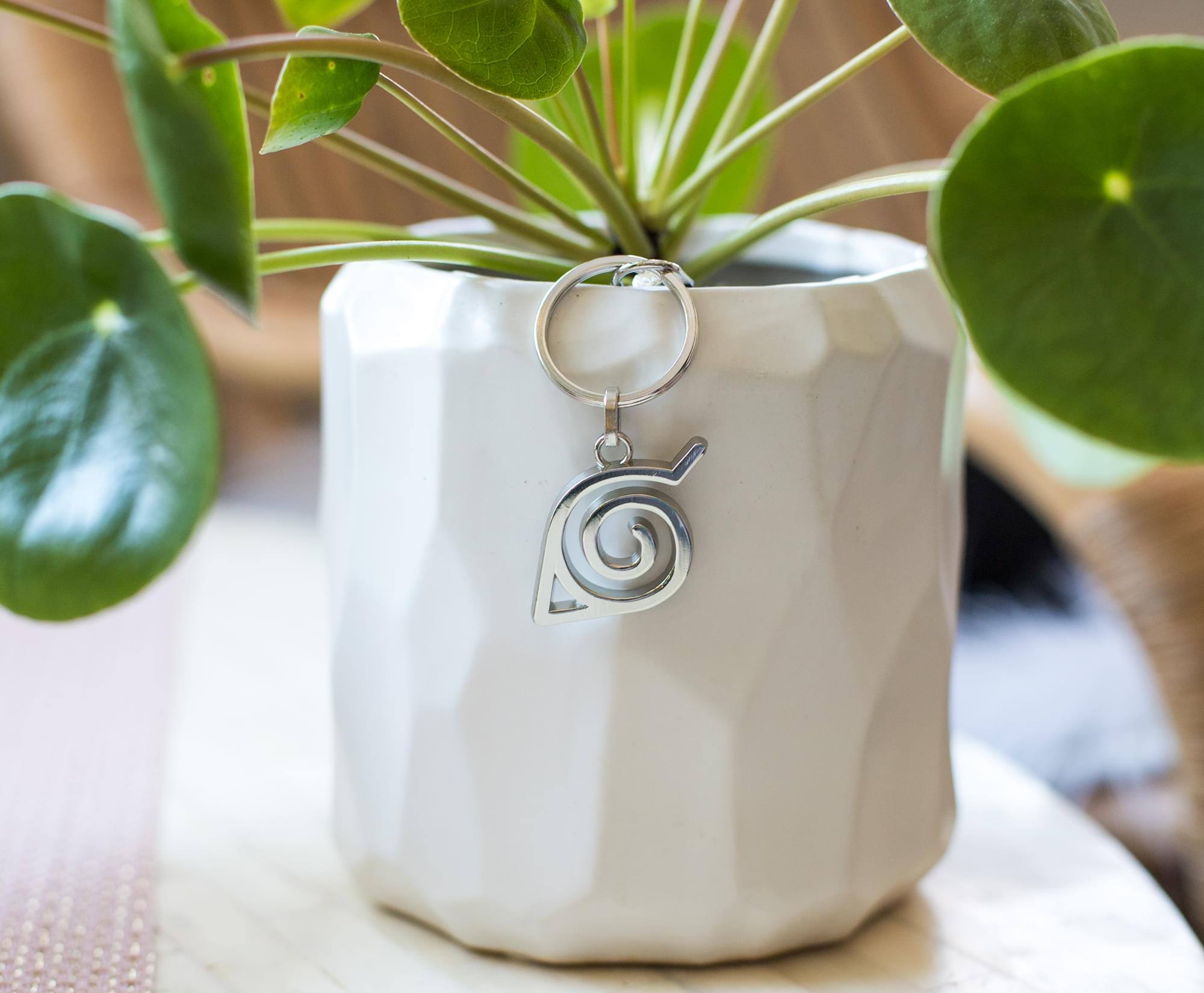 Alt View 10. SalesOne LLC - Naruto Shippuden Hidden Leaf Village Logo Enamel Pendant Keychain - Silver.