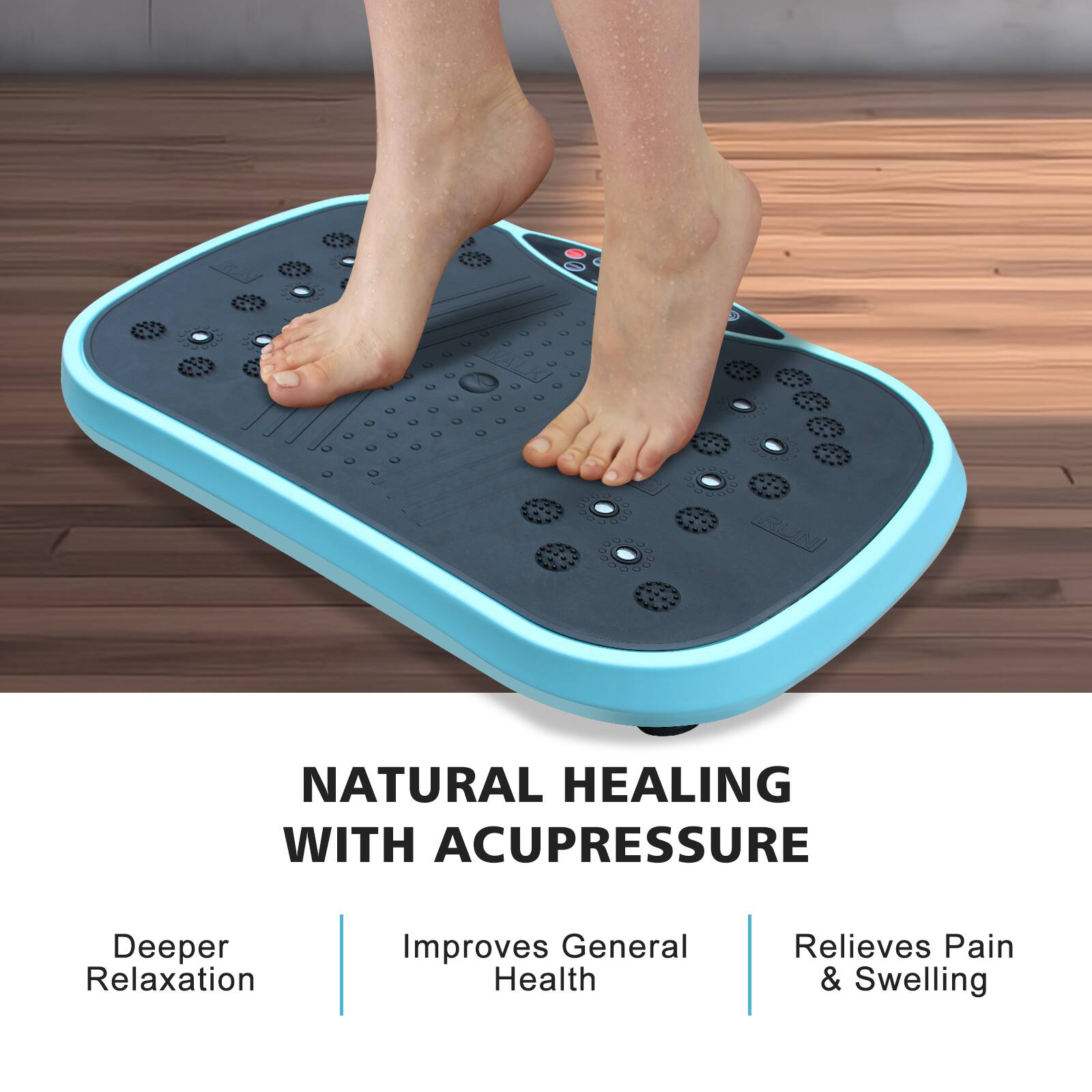 NATURAL HEALING WITH ACUPRESSURE

- Deeper Relaxation
- Improves General Health
- Relieves Pain & Swelling