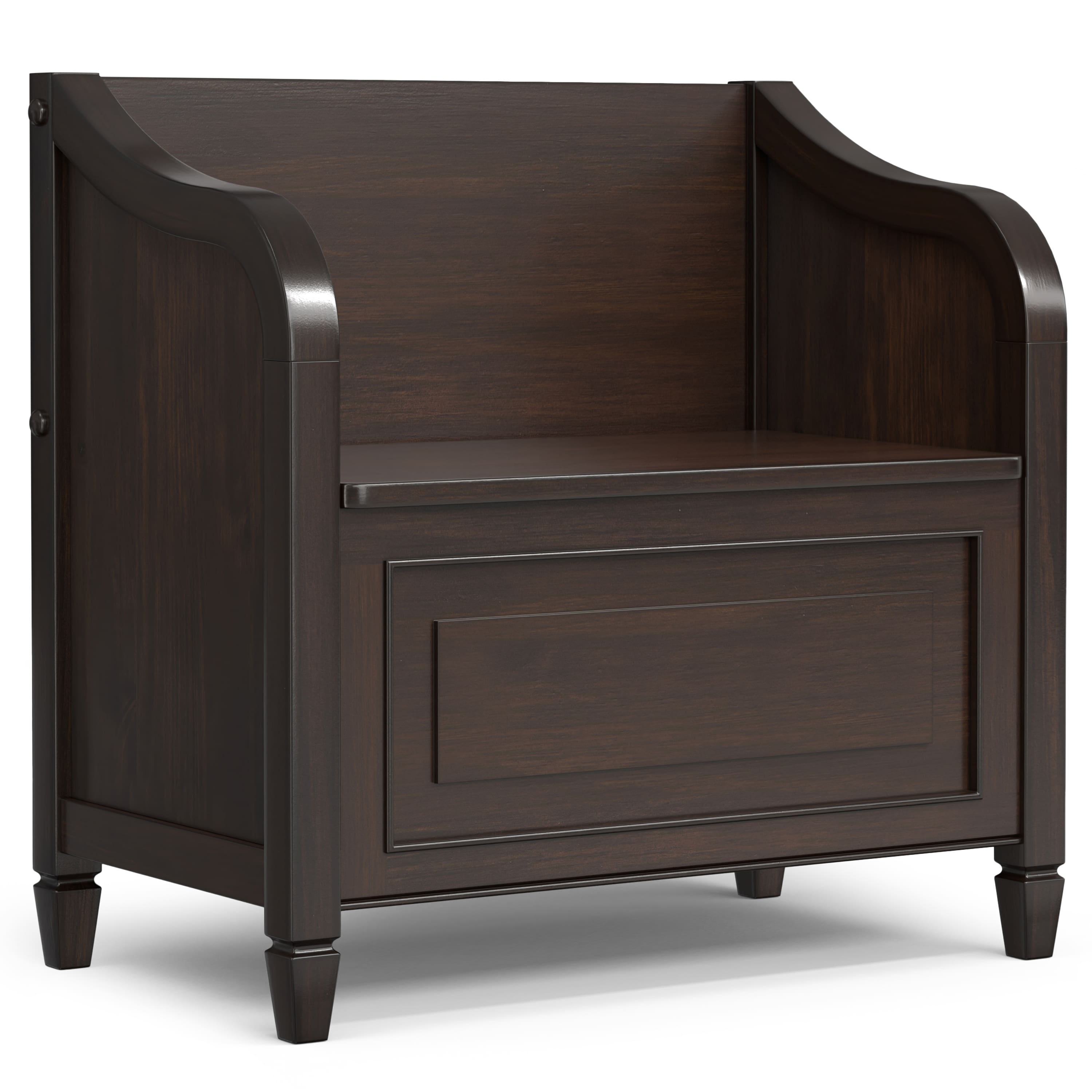 Simpli Home Connaught SOLID WOOD 30 inch Wide Traditional Small ...