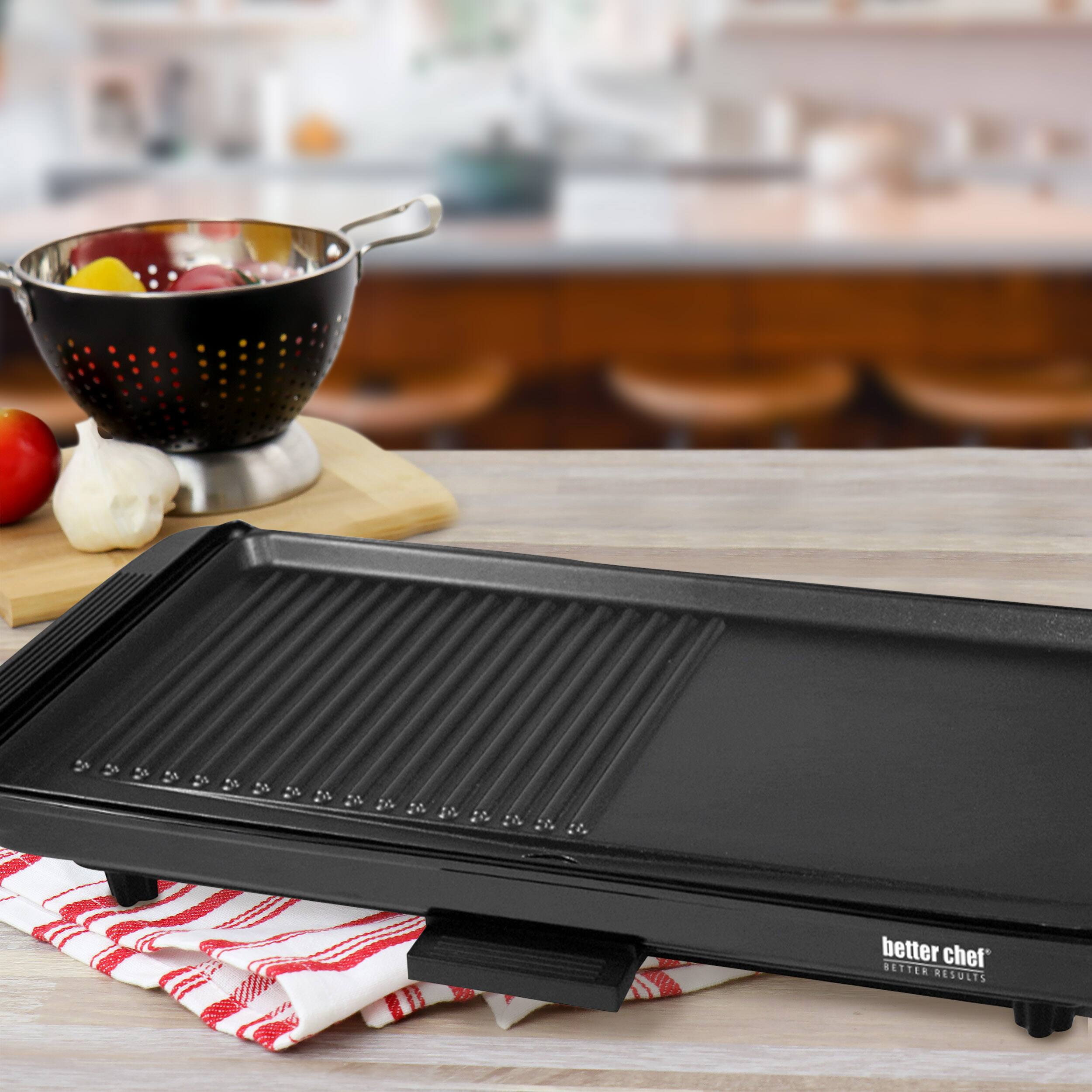 Better Chef 2 in 1 Family Size Electric Counter Top Grill