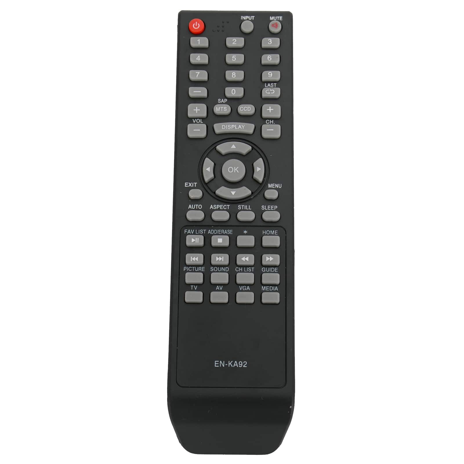 ALLIMITY - Replacement Remote Control EN-KA92 EN-KA91 EN-KA90, Fit for Hisense Television H3B 32H3B 40H3B H3C H3B 40H3E 32H3E 32H3C - Black