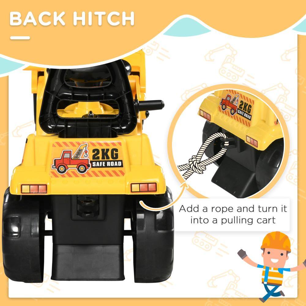 BACK HITCH

2KG SAFE ROAD

Add a rope and turn it into a pulling cart