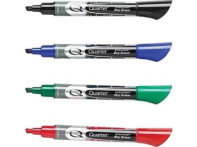 Quartet - EnduraGlide Dry Erase Markers, Chisel Tip, Assorted, 4/Pack (5001M) price history on PriceWatchPro
