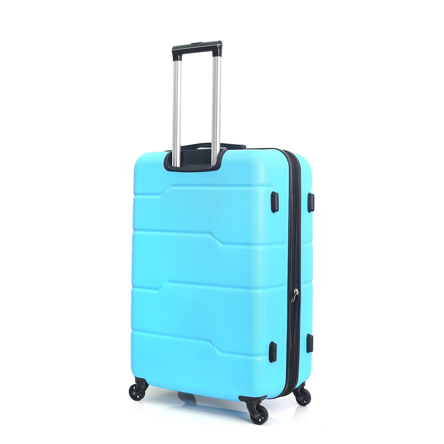 Alt View 1. DUKAP - Rodez Lightweight Hardside Spinner Luggage 28" - LIGHT BLUE.
