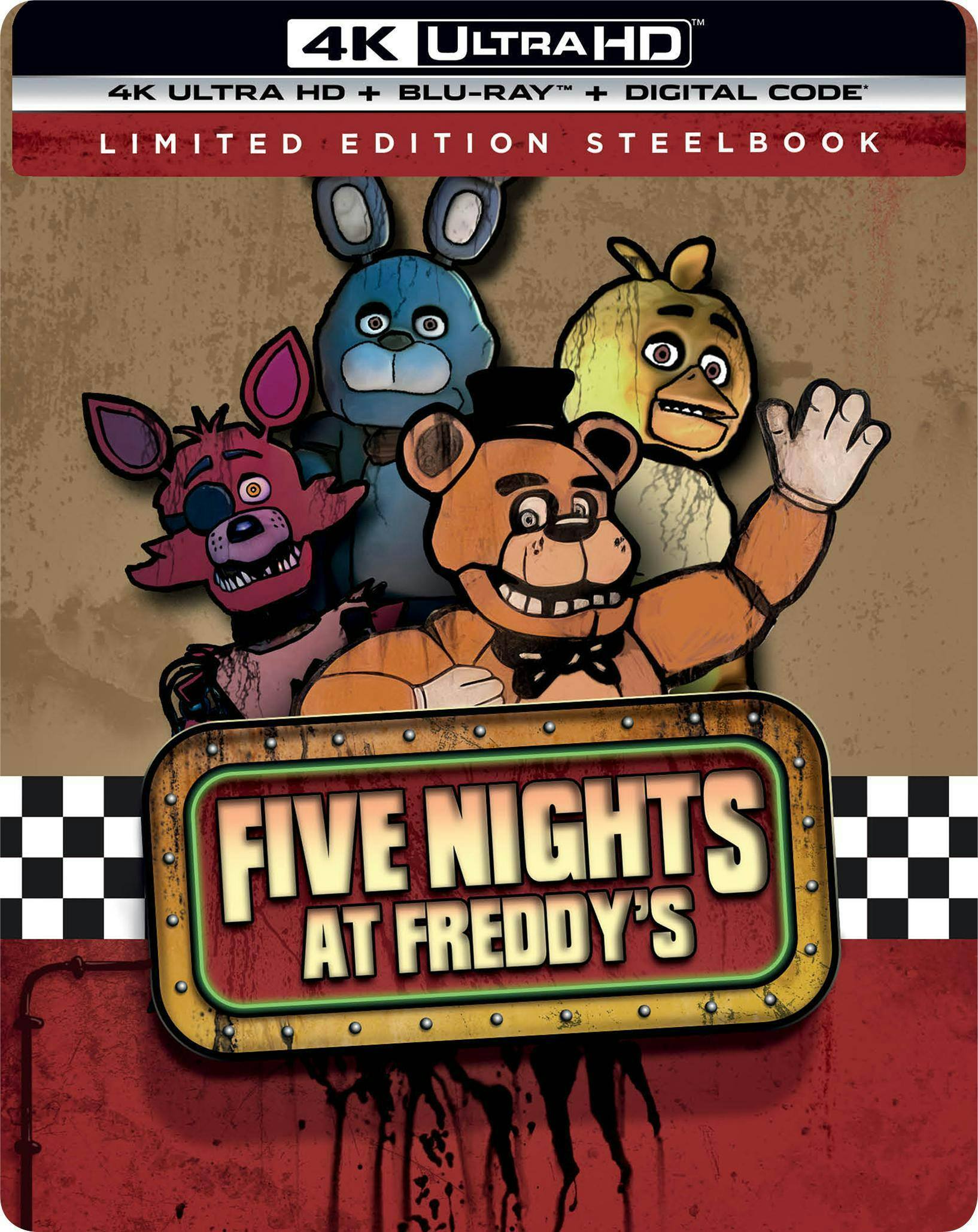 Angle. Five Nights at Freddy's (Steelbook)   - 4K Blu-Ray.