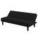 Left. Serta - Lori Three seat Multi-function Upholstery Fabric Sofa - Black.