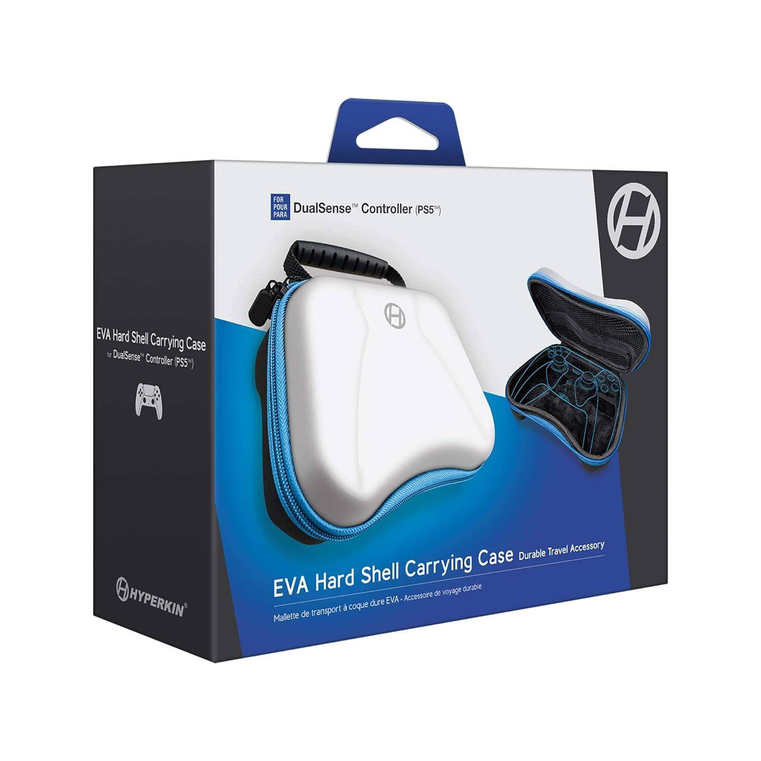 FOR POUR DualSense" Controller PARA (PS5) EVA Hard Shell Carrying Case DualSense Controller (PS5) HYPERKIN Durable Travel Accessory Carrying Case Hard Shell EVA Accessory de voyage durable dure EVA transport a coque Malette de transport