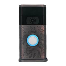 Michael Healy - Wildflower Video Doorbell Cover (Ring 2nd Gen) - Oiled Bronze