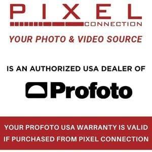 PIXEL CONNECTION  
YOUR PHOTO & VIDEO SOURCE  
IS AN AUTHORIZED USA DEALER OF  
Profoto  

YOUR PROFOTO USA WARRANTY IS VALID IF PURCHASED FROM PIXEL CONNECTION