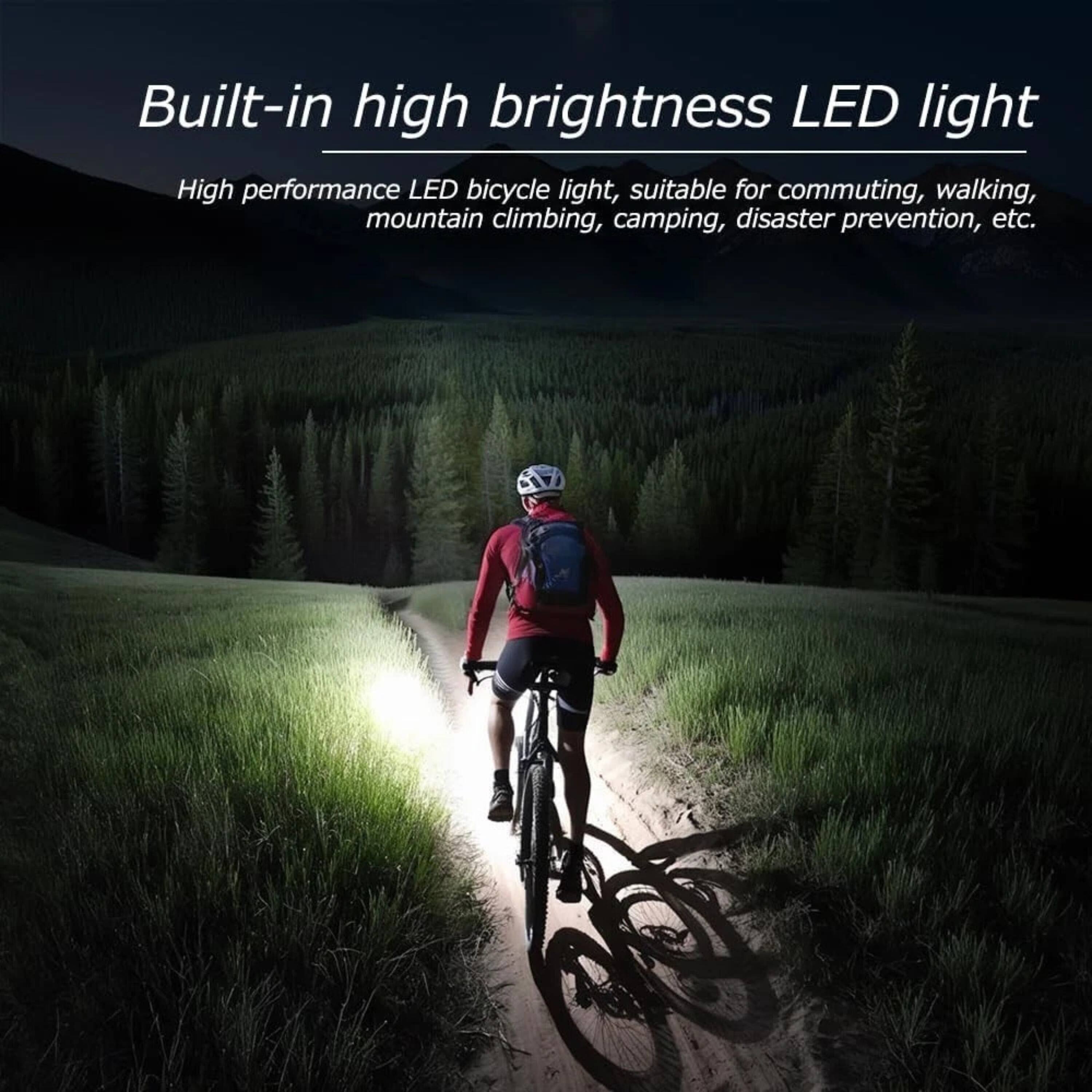 Built-in high brightness LED light

High performance LED bicycle light, suitable for commuting, walking, mountain climbing, camping, disaster prevention, etc.
