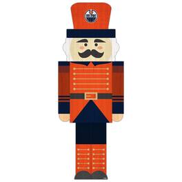 Fan Creations - Edmonton Oilers 31'' Nutcracker Leaner - Multicolor