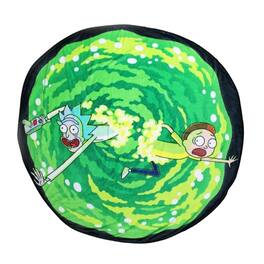 Just Funky - Rick and Morty Round Portal 48 Inch Fleece Throw Blanket - Green