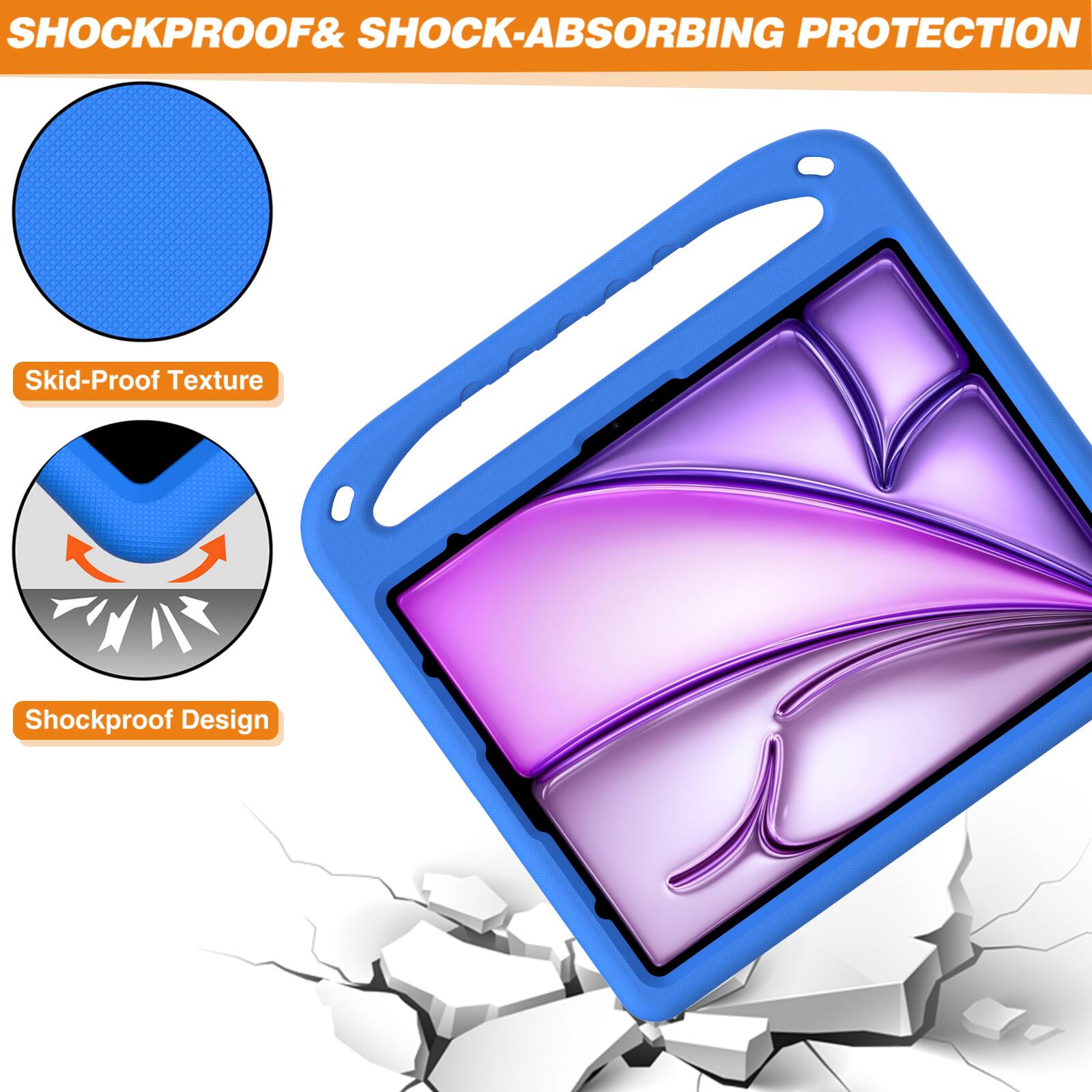 SHOCKPROOF & SHOCK-ABSORBING PROTECTION

Skid-Proof Texture

Shockproof Design