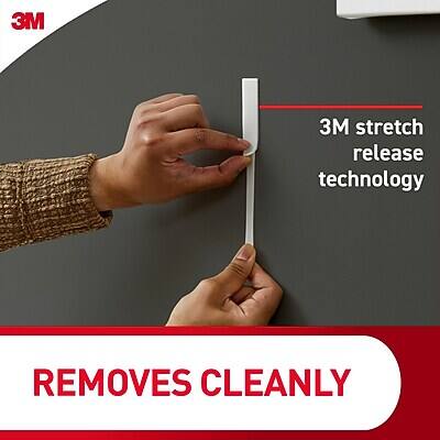 3M stretch release technology  
REMOVES CLEANLY
