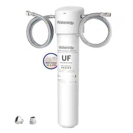 Waterdrop Waterdrop Water Filtration Water Filter Model: WD-8F SW-UF NSF/ANSI 42 & 372 Efficient Filtration LOOK