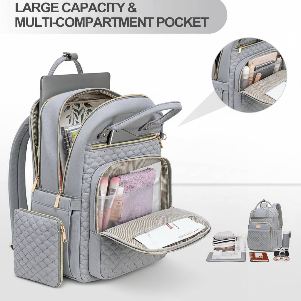 LARGE CAPACITY & MULTI-COMPARTMENT POCKET