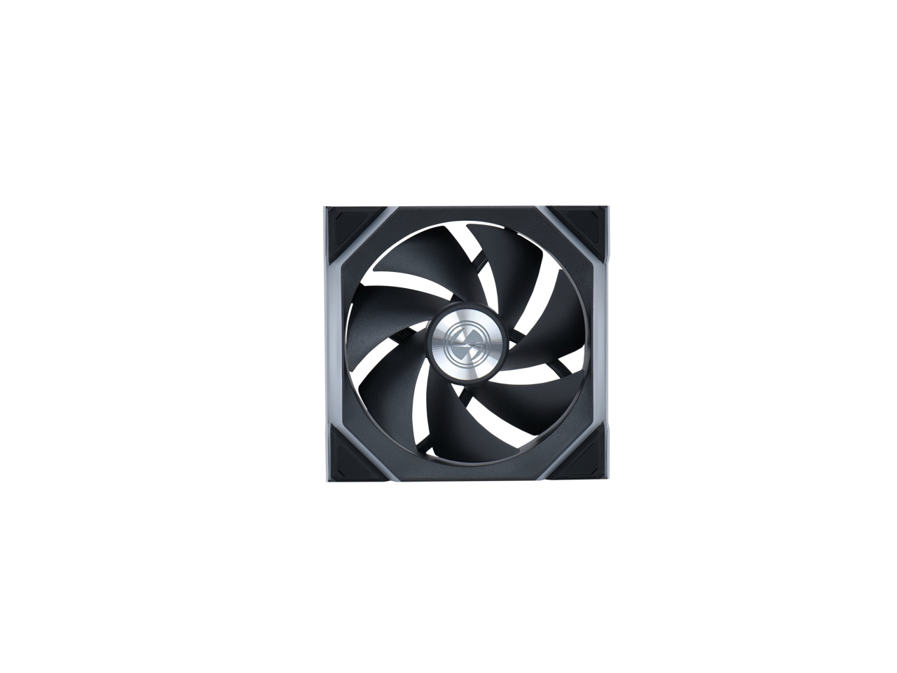 Alt View 4. Lian Li - Lian Li UNI Fan SL Wireless 120mm ARGB Fan - 2.4GHz Control - Daisy-Chain - Black (12SL1W1B) - Black.