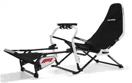 PlaySeat - Challenge DD F1 Edition Foldable and Adjustable Metal Gaming Sim Racing Cockpit - White