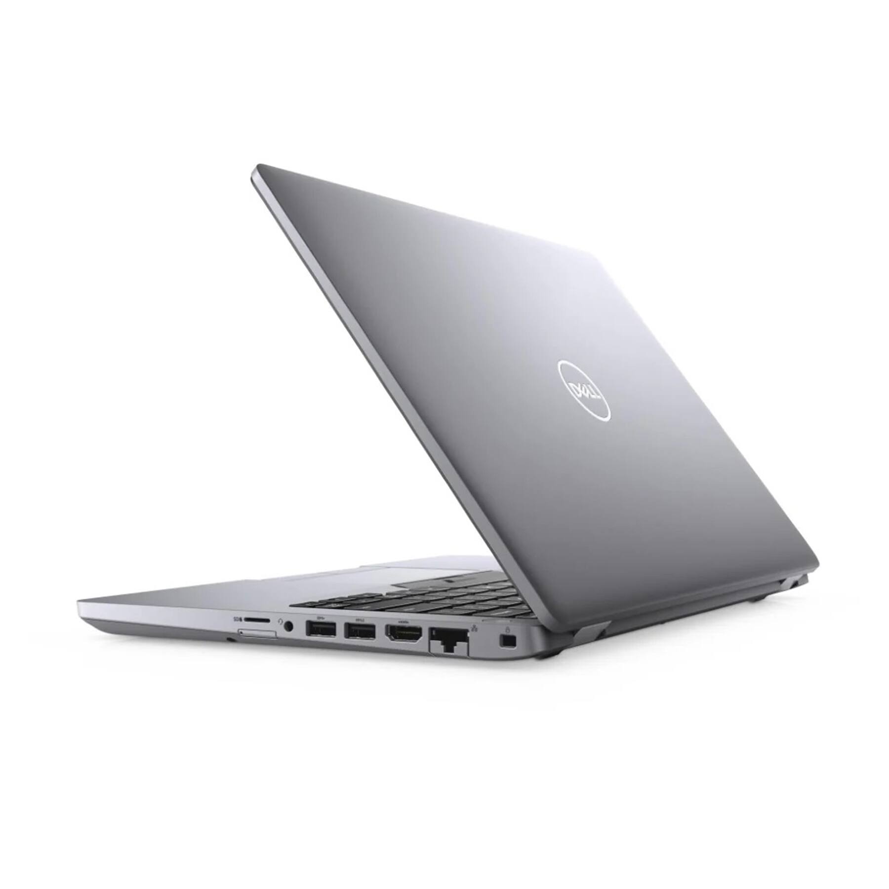 Left. Dell - Latitude 5410 14" 16GB 512GB SSD Core™ i5-10210U 1.6GHz WIN11P, Titan Grey - Silver.
