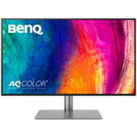 BenQ - AQCOLOR PD3225U 31.5" IPS Black LED 4K P3 Mac Compatible Monitor (HDMI/DP/Thunderbolt 3 85W) - Metallic gray - Front_Zoom